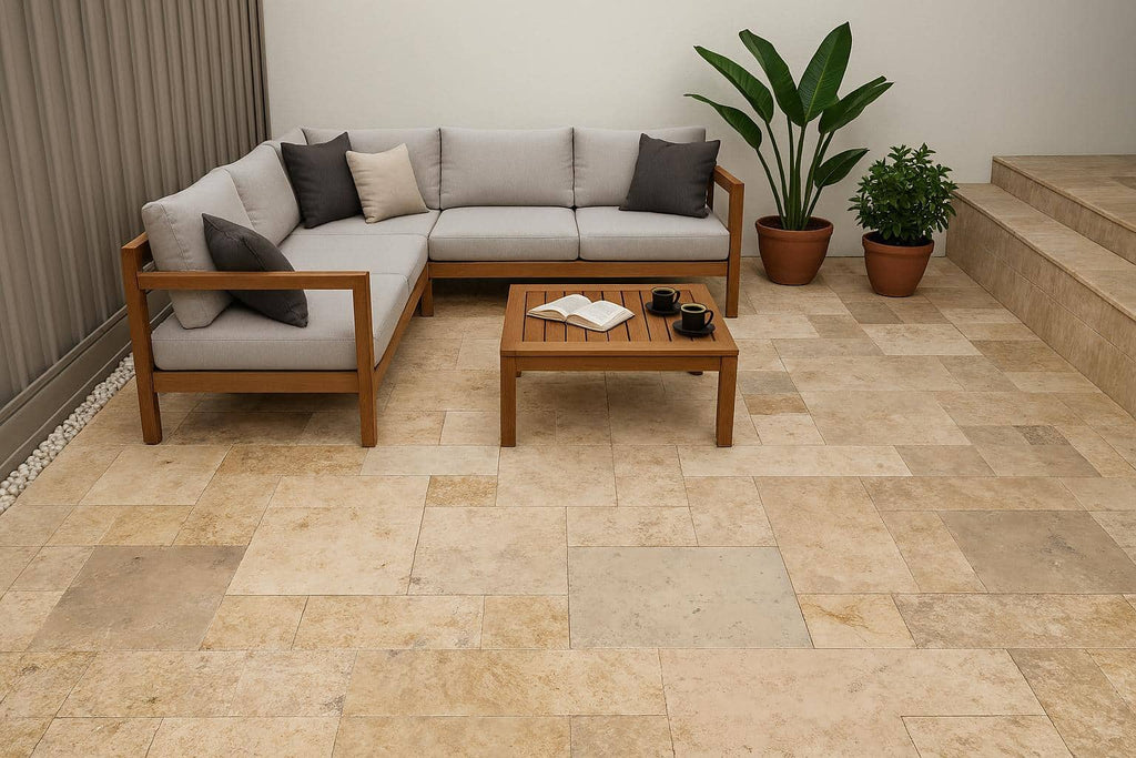 Travertine Latte – French Pattern Set