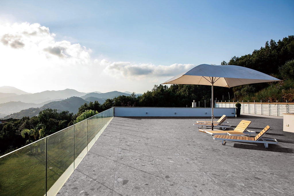Terrazzo Smoke 600 × 600 × 20mm